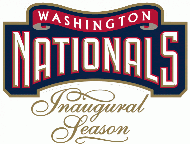 Washington Nationals 2005 Anniversary Logo iron on paper